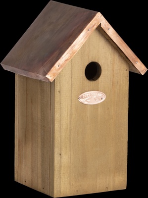 Caja Nido Techo Cobre para Herrerillos